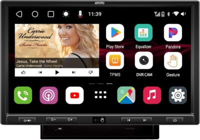 [10.1inch QLED Display] ATOTO S8 Ultra Plus in-Dash Video Receiver, Wireless Carplay & Android Auto,Dual Bluetooth w/aptX HD, VSV&LRV,Built-in 4G Cellular Modem,Gesture Operation,6GB+128GB,S8G2109UP-N