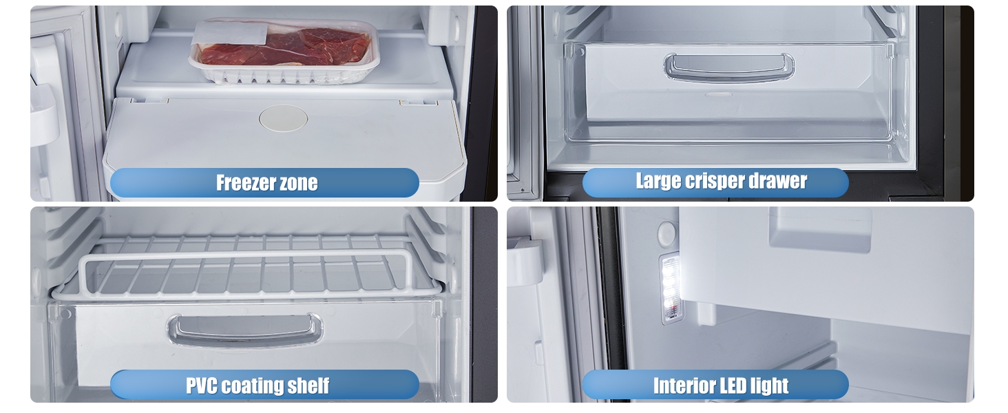 BODEGA 12 Volt Refrigerator RV Refrigerator