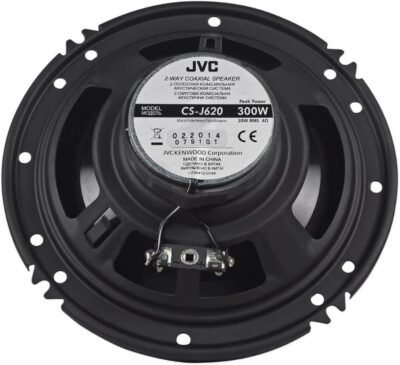 JVC CS-J620 300W 6.5" CS Series 2-Way Coaxial Car Speakers, Set of 2