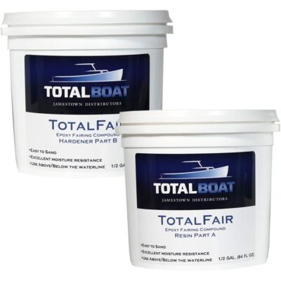 TotalBoat-409336 TotalFair Marine Epoxy Fairing Compound for Fiberglass, Wood, Aluminum and Steel (2 Quart Kit)