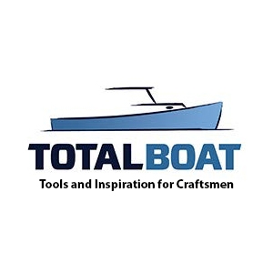 TotalBoat logo with boat and Tools and Inspiration for Craftsmen