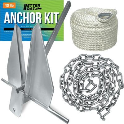 Heavy Boat Anchor Kit Fluke Anchor with Anchor Chain