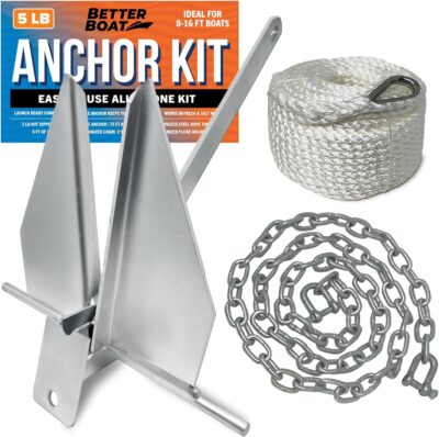 Heavy Boat Anchor Kit Fluke Anchor with Anchor Chain