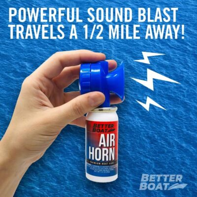 2 Pack Air Horn Refills for 1.4 Ounce Horns Boating Safety