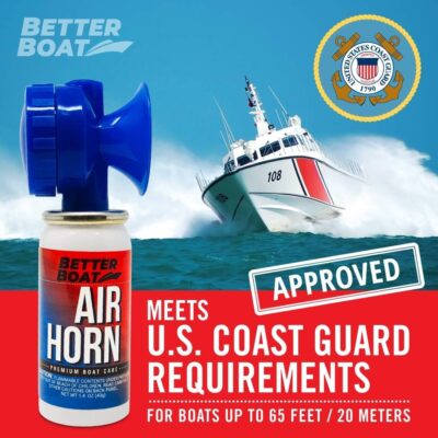 2 Pack Air Horn Refills for 1.4 Ounce Horns Boating Safety