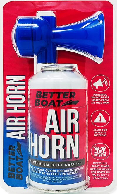 2 Pack Air Horn Refills for 1.4 Ounce Horns Boating Safety