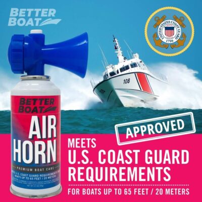 2 Pack Air Horn Refills for 1.4 Ounce Horns Boating Safety