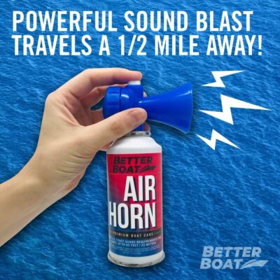 2 Pack Air Horn Refills for 1.4 Ounce Horns Boating Safety