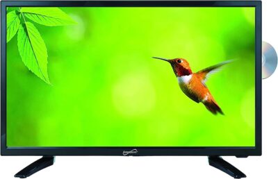 Supersonic SC-1912 19-Inch LED HDTV with 1080p Picture Quality, Built-in DVD Player, HDMI, USB, PC Monitor Capability, and AC/DC Compatibility - Ideal for RVs & Kitchens