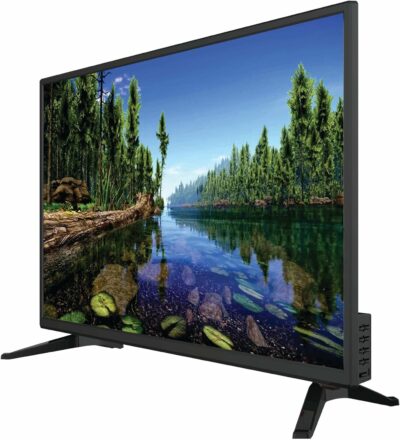 Supersonic SC-1912 19-Inch LED HDTV with 1080p Picture Quality, Built-in DVD Player, HDMI, USB, PC Monitor Capability, and AC/DC Compatibility - Ideal for RVs & Kitchens