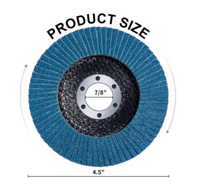 S SATC 20PCS Flap Discs 4 1/2 for Angle Grinder