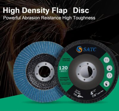 S SATC 20PCS Flap Discs 4 1/2 for Angle Grinder