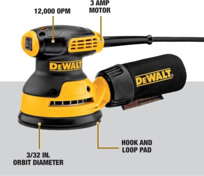 DEWALT Orbital Sander Kit, 5 inch