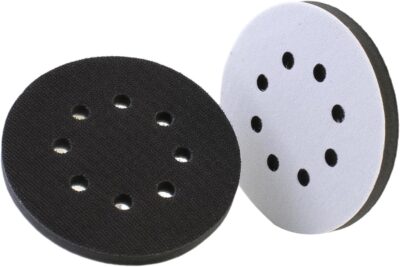 2 Pack 5 Inch 8 Holes Foam Interface Pad Surfprep Foam Sanding Pads for Buffer (2 Pack)