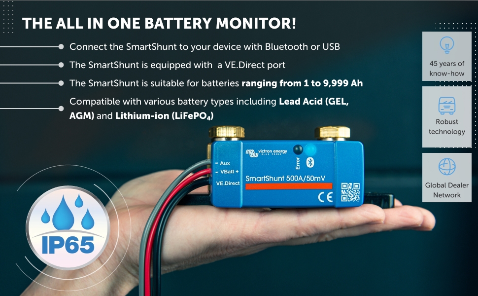 Victron Energy SmartShunt IP65 500 amp module 2