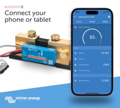 Victron Energy SmartShunt IP65 500 amp Battery Monitor (Bluetooth)