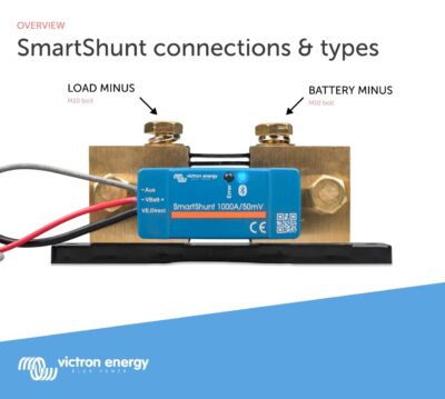 Victron Energy SmartShunt IP65 500 amp Battery Monitor (Bluetooth)