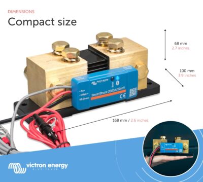 Victron Energy SmartShunt IP65 500 amp Battery Monitor (Bluetooth)