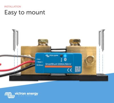 Victron Energy SmartShunt IP65 500 amp Battery Monitor (Bluetooth)