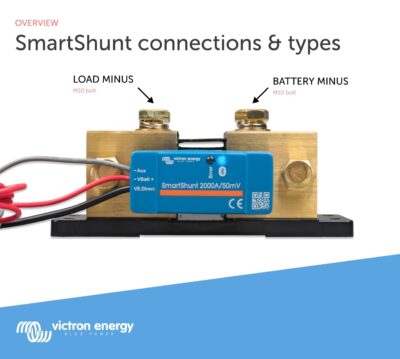 Victron Energy SmartShunt IP65 500 amp Battery Monitor (Bluetooth)