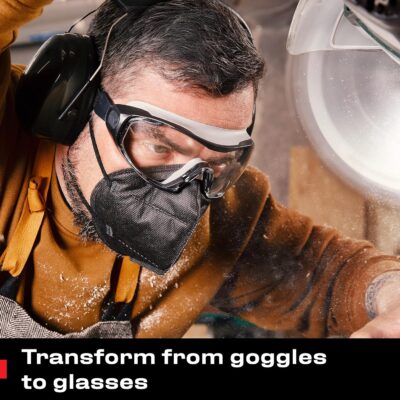 NoCry Anti Fog Safety Goggles with Premium Anti Scratch Coating