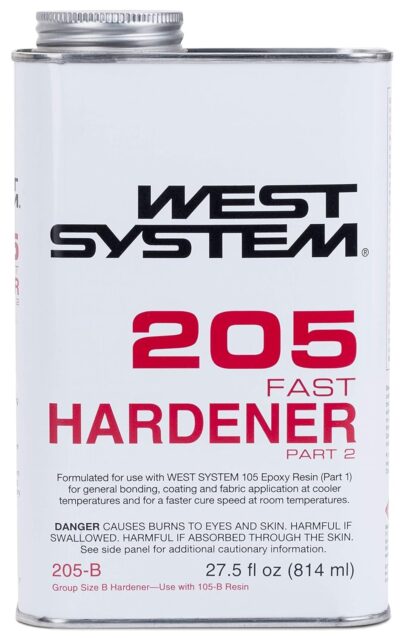 WEST SYSTEM 105B Epoxy Resin (126.6 fl oz) Bundle with 205B Fast Epoxy Hardener (27.5 fl oz) and 300 Mini Pumps Epoxy Metering 3-Pack Pump Set (3 Items)