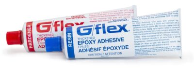 West System 655-8 G/flex Epoxy Adhesive, two 4.5 fl oz., White