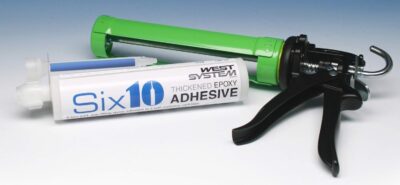 West Systems 610 Resin/Hardener Epoxy Adhesive, 190mL Cartridge, Straw