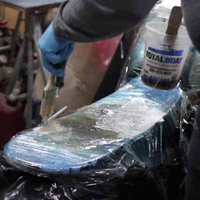 TotalBoat Polyester Laminating Resin - Marine Grade Fiberglass Resin and MEKP Catalyst for Layups and Repairs (Gallon)