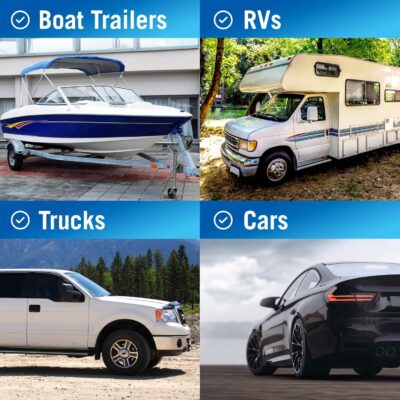 Trailer Wheel Chocks with Rope or Wheel Dock for Boat Trailer Travel Camper and RV Accessories Wheel Chocks for Travel Trailers and all Trailer Tires Wheeldock Tire Chock Blocks