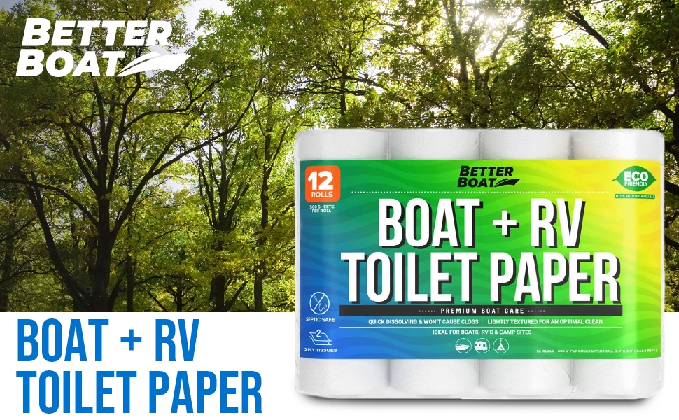 boat and rv toilet paper for septic safe