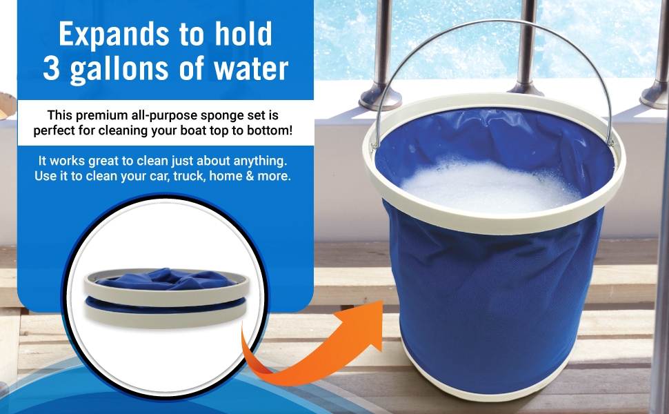 Expands to Hold 3 Gallons of Water