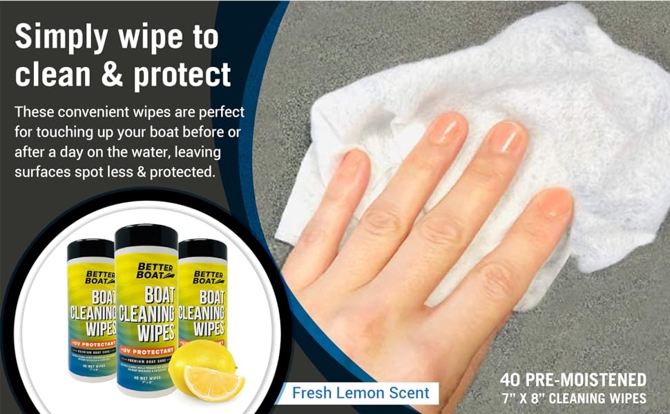 Simply wipe to protect and clean