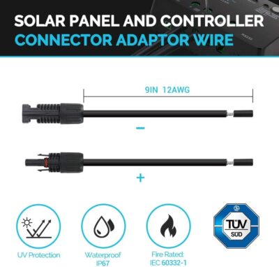 Renogy 200 Watt 12 Volt Monocrystalline Solar Panel Starter Kit with 2 Pcs 100W Solar Panel and 30A PWM Charge Controller for RV, Boats, Trailer, Camper, Marine ,Off-Grid System