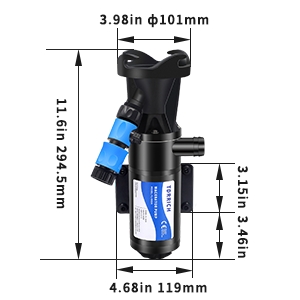 Sewage Pump with Garden Hose Discharge Port