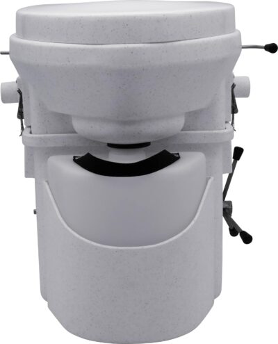 Nature's Head Self Contained Composting Toilet with Close Quarters Spider Handle Design