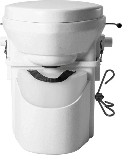 Nature's Head Self Contained Composting Toilet with Close Quarters Spider Handle Design