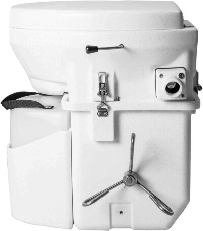 Nature's Head Self Contained Composting Toilet with Close Quarters Spider Handle Design