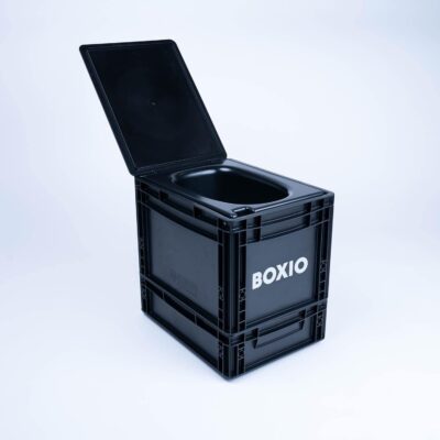 BOXIO Toilet Plus - Composting Toilet Starter Kit, Portable Toilet, Mini Camping Toilet: 15.7" x 11.8" x 11.0" Made in Germany.