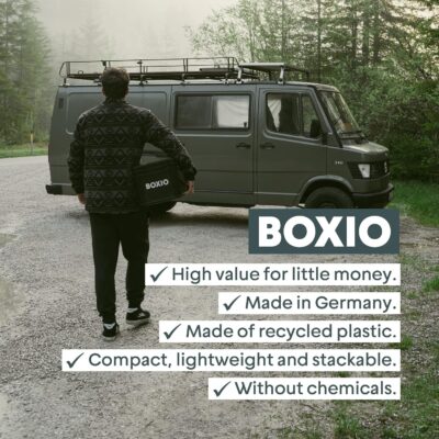 BOXIO Toilet Plus - Composting Toilet Starter Kit, Portable Toilet, Mini Camping Toilet: 15.7" x 11.8" x 11.0" Made in Germany.