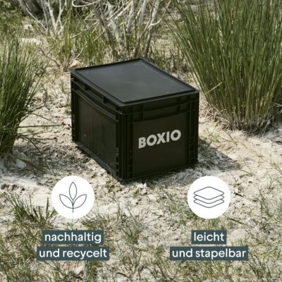 BOXIO Toilet Plus - Composting Toilet Starter Kit, Portable Toilet, Mini Camping Toilet: 15.7" x 11.8" x 11.0" Made in Germany.